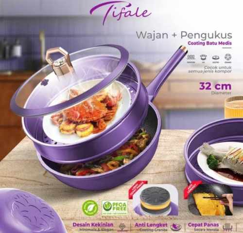 Tifale wajan batu medis cpt panas 