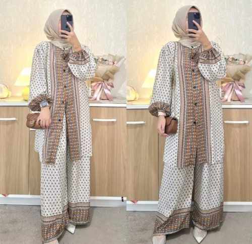 Raya set tunik Shakira size jumbo LD 120cm