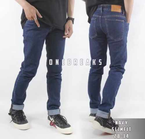 Jeans pria slimfit OneBreaks