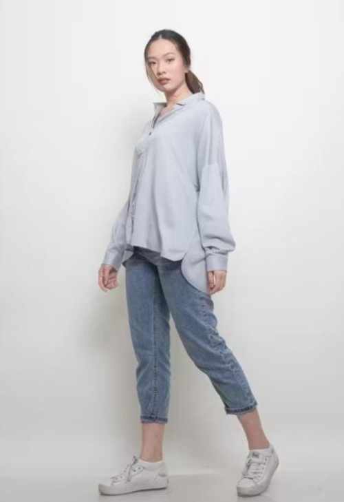Ixora Boutique Woman blouse motif all size Shakira comb twist 