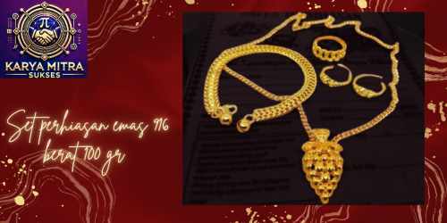 Set perhiasan titanium anti karat gelang rantai sisik naga